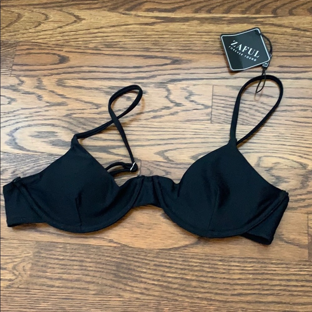 Black zaful bikini top